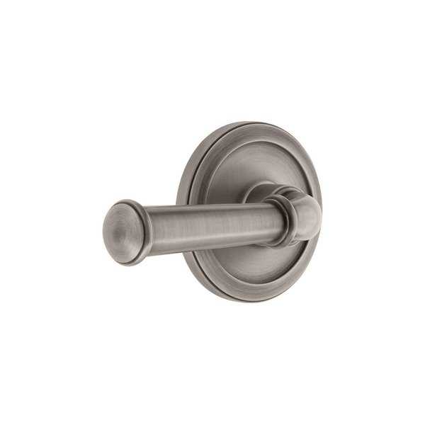 Grandeur CIRGEO_PSG_238 Circulaire Solid Brass Rose Passage Door Lever Set with Georgetown Lever and 2-3/8' Backset - N/A